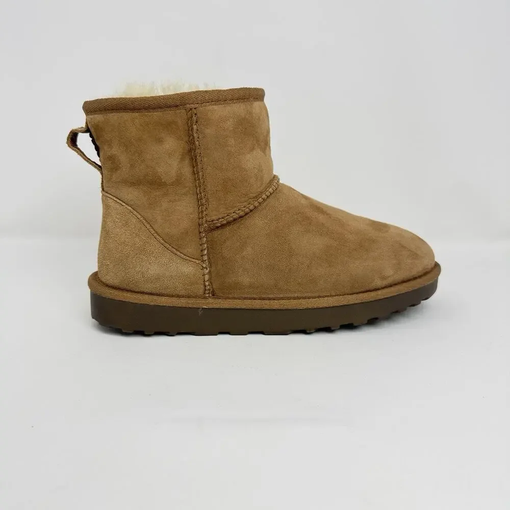 Kirkland Signature Women’s Size 7 Tan Sheepskin Shearling Ankle Boots